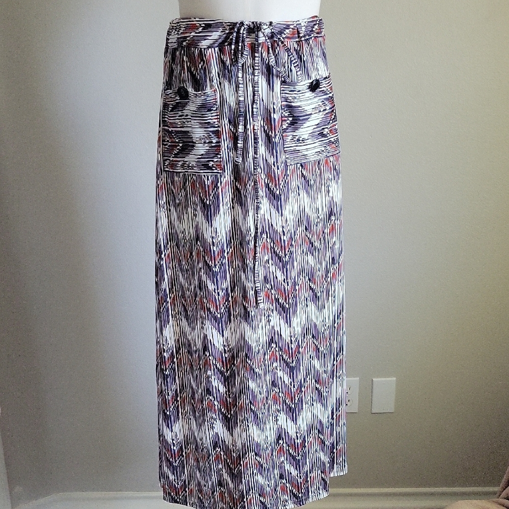 Women's Stylish Multicolor Maxi Skirt
